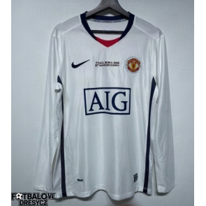 Manchester United 2008-2009 Retro Venkovní Dres Dlouhý Rukáv Manchester United 2008-2009 Retro Venkovní Dres Dlouhý Rukáv
